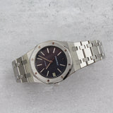 Audemars Piguet - Pre-owned Stainless Steel Royal Oak 35mm Grey Dial 4100ST