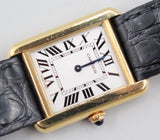 Cartier - Pre-owned Yellow Gold Tank Solo Small 24 x 31mm W5200002