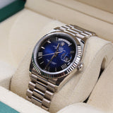Rolex - Unworn White Gold Day-Date 36 Blue Ombré Dial 128239