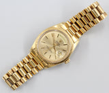 Rolex - Pre-owned Yellow Gold Day-Date 36 Champagne Index Dial 1803
