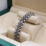 Rolex - Pre-owned Stainless Steel Lady-Datejust 26mm Pink Roman Dial Jubilee Bracelet 179174