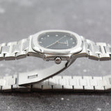 Patek Philippe - Pre-owned Stainless Steel Nautilus 33mm Blue Diamond Dial 3900/001