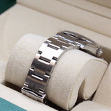 Rolex - Pre-owned Stainless Steel Oyster Perpetual 34 Silver Dial 124200