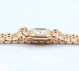 Cartier - Unworn Rose Gold Panthère Mini 25.1 x 18.5mm White Dial Diamond Bezel WJPN0063