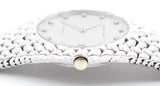 Audemars Piguet - Pre-owned White Gold Cobra Vintage AP 35mm Silver Diamond Dial 5403