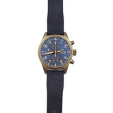 IWC - Pre-owned Bronze Pilot Chronograph Blue Dial IW388109