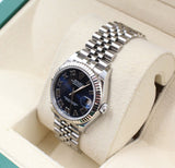 Rolex - Pre-owned Datejust 31 Blue Roman Dial Jubilee Bracelet 278274