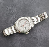 Rolex - Pre-owned Stainless Steel Yacht-Master 40mm Silver Dial 116622
