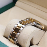 Rolex - Pre-owned Two Tone Yellow Gold Datejust 36 Champagne Index Dial 126203