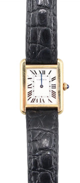 Cartier - Pre-owned Yellow Gold Tank Solo Small 24 x 31mm W5200002