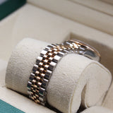Rolex - Pre-owned Two Tone Rose Gold Lady-Datejust 28mm Mother of Pearl Diamond Dial 279171