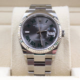 Rolex - Unworn Datejust 36 Black Wimbledon Dial Oyster Bracelet 126234