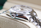 Rolex - Unworn Stainless Steel Lady-Datejust 28 Silver Index Dial Jubilee Bracelet 279160