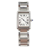 Cartier - Pre-owned Stainless Steel Tank Must De Cartier Large 33.7 x 25.5mm WSTA0052