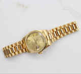 Rolex - Pre-owned Yellow Gold Day-Date 36 Champagne Index Dial 18238