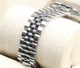 Rolex - Pre-owned Stainless Steel Lady-Datejust 28mm Dark Grey Index Dial Jubilee Bracelet 279174