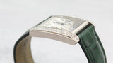 Cartier - Pre-owned White Gold Tank Française Chronoflex Chronograph 28 x 36mm White Dial WE100451