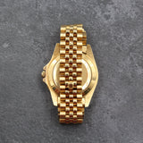 Rolex - Pre-owned 40mm Yellow Gold GMT-Master Black Nipple Dial Jubilee Bracelet 16758