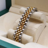Rolex - Unworn Two Tone Yellow Gold Datejust 36 Mother of Pearl Diamond Dial Jubilee Bracelet 116233 NOS FULL STICKERS