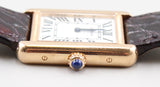 Cartier - Pre-owned  Rose Gold Tank Solo Small 24 x 31mm W5200024