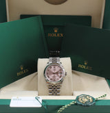 Rolex - Unworn Datejust 31 Pink Roman Dial Jubilee Bracelet 278274