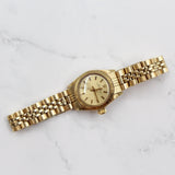 Rolex - Pre-owned Yellow Gold Oyster Perpetual Champagne Index Dial 6719