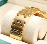 Rolex - Pre-owned Yellow Gold Day-Date Masterpiece Silver Diamond Dial Diamond Bezel 18948