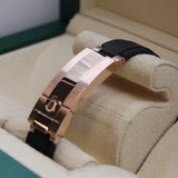 Rolex - Pre-owned Rose Gold Yacht-Master 40mm Black Dial 126655