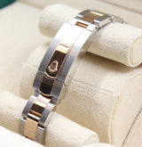 Rolex - Two Tone Rose Gold Lady-Datejust Chocolate Diamond Dial Diamond Bezel Oyster Bracelet 279381RBR