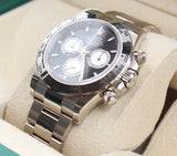 Rolex - Pre-owned White Gold Daytona Black Dial "Baby Lemans" 126509