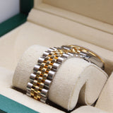Rolex - Unworn Two Tone Yellow Gold Datejust 36 Mother of Pearl Diamond Dial Jubilee Bracelet 116233 NOS FULL STICKERS