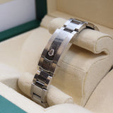 Rolex - Pre-owned Stainless Steel Datejust 36 White Roman Dial 126200
