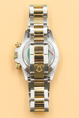 Rolex - Pre-owned Two Tone Yellow Gold Daytona Zenith White Dial 16523