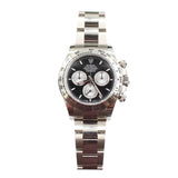 Rolex - Pre-owned White Gold Daytona Black Dial "Baby Lemans" 126509