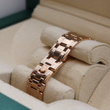 Rolex - Pre-owned Rose Gold Pearlmaster Goldust Dream Mother of Pearl Roman Diamond Dial Diamond Bezel 81315