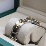 Rolex - Unworn Two Tone Yellow Gold Datejust 31 White Roman Dial Oyster Bracelet 278273