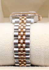 Rolex - Pre-owned Two Tone Rose Gold Datejust 26mm White Diamond Dial Jubilee 179171