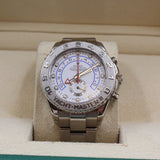 Rolex - Pre-owned White Gold Yacht-Master II 44mm White Dial 116689