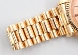 Rolex - Pre-owned Yellow Gold Day-Date 36 Salmon Pie Pan Dial 1803