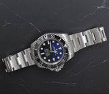 Rolex - Pre-owned Stainless Steel Deepsea James Cameron 44mm Blue Dial 136660