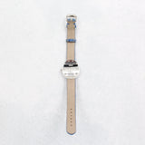 Audemars Piguet - Pre-owned White Gold Themis 25 x 29mm Blue Mother of Pearl Diamond Dial Diamond Bezel 67395BC