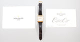 Patek Philippe - Pre-owned Rose Gold Gondolo 35.5 x 47.5mm Silver Dial 5111R