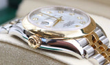Rolex - Unworn Two Tone Yellow Gold Datejust 31 Mother of Pearl Diamond Dial Jubilee Bracelet 278243