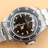 Rolex - Pre-owned Submariner Gilt Chapter Ring Exclamation Military Provenance Tropical Dial 5512