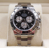 Rolex - Pre-owned White Gold Daytona Black Dial "Baby Lemans" 126509