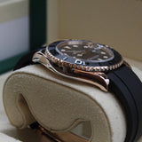 Rolex - Pre-owned Rose Gold Yacht-Master 40mm Black Dial 126655