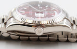 Rolex - Pre-owned White Gold Day-Date 36 Cherry Dial 118239