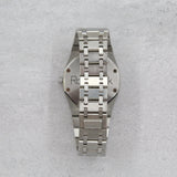 Audemars Piguet - Pre-owned Stainless Steel Royal Oak 35mm Grey Dial 4100ST