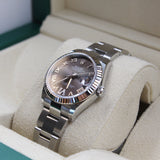 Rolex - Unworn Datejust 31 Grey Diamond VI Dial Oyster Bracelet 278274