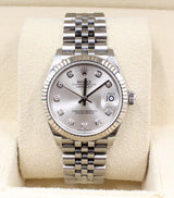 Rolex - Pre-owned Datejust 31 Silver Diamond Dial Jubilee Bracelet 278274